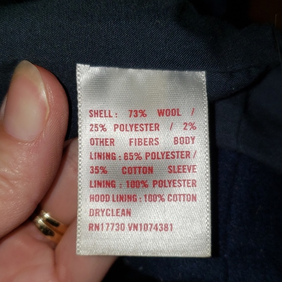 Like New Mossimo wool pea coat (S) - Picture 7 of 8